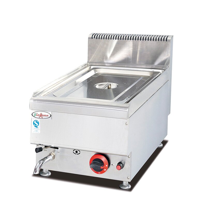 Bain Marie Manufacturer - Stainless Steel Gas LPG Buffet Steam Table Counter Top