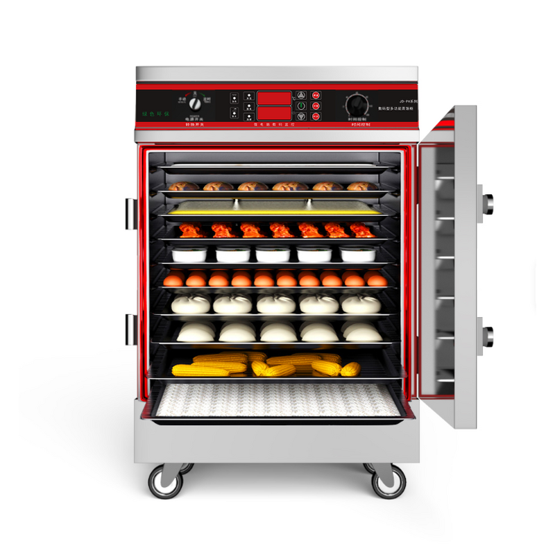 Commercial Food Steamer Manufacturer - 304 Stainless Steel Gas Electric Chinese Bun