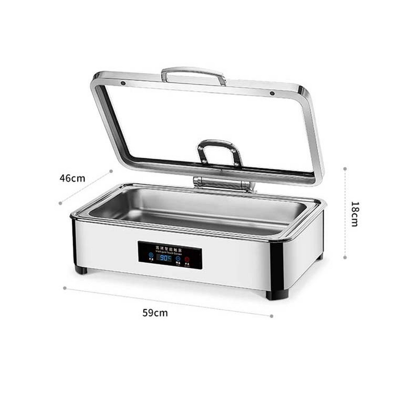 Electric Chafing Dish Supplier - Luxury Stainless Steel Buffet Server Electric Warming