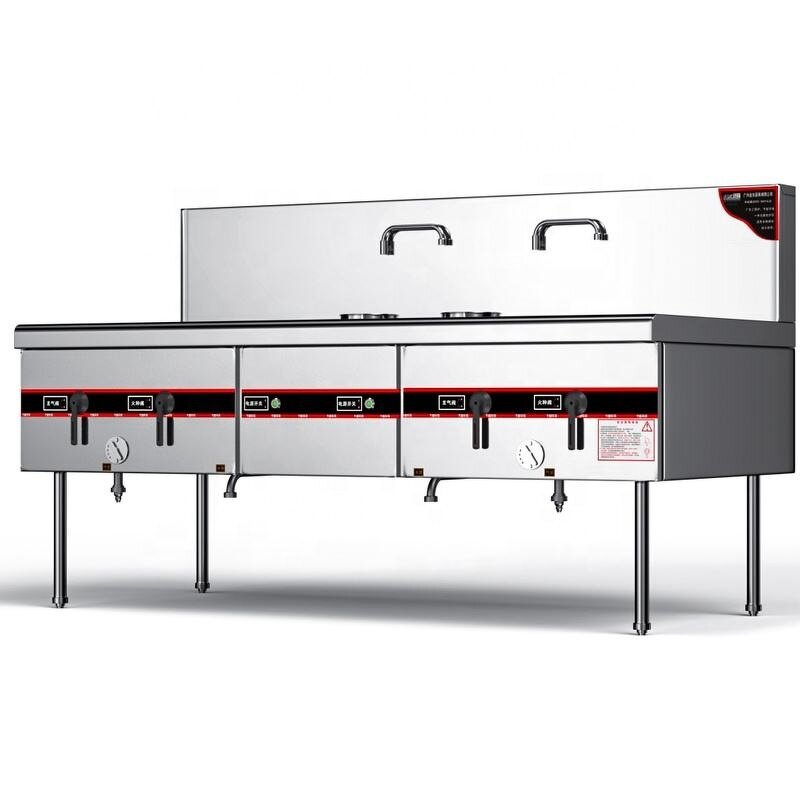 Gas Wok Range Factory - Kitchen Restaurant Cooking Stove Stainless Steel Restaurant