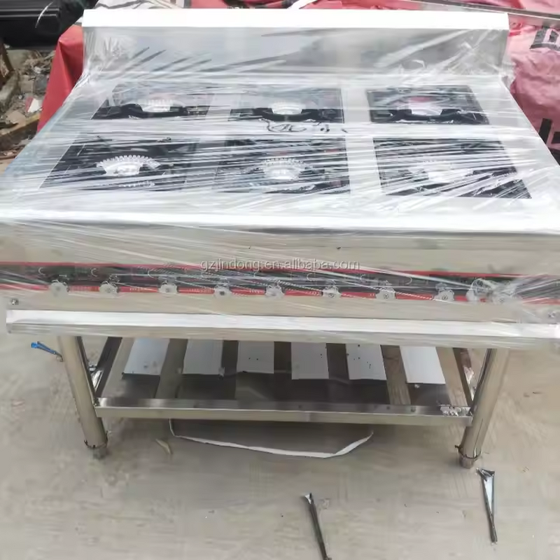 Restaurant Gas Stove Manufacturer - Commercial Single Double burner Cooker Hotel Kitchen