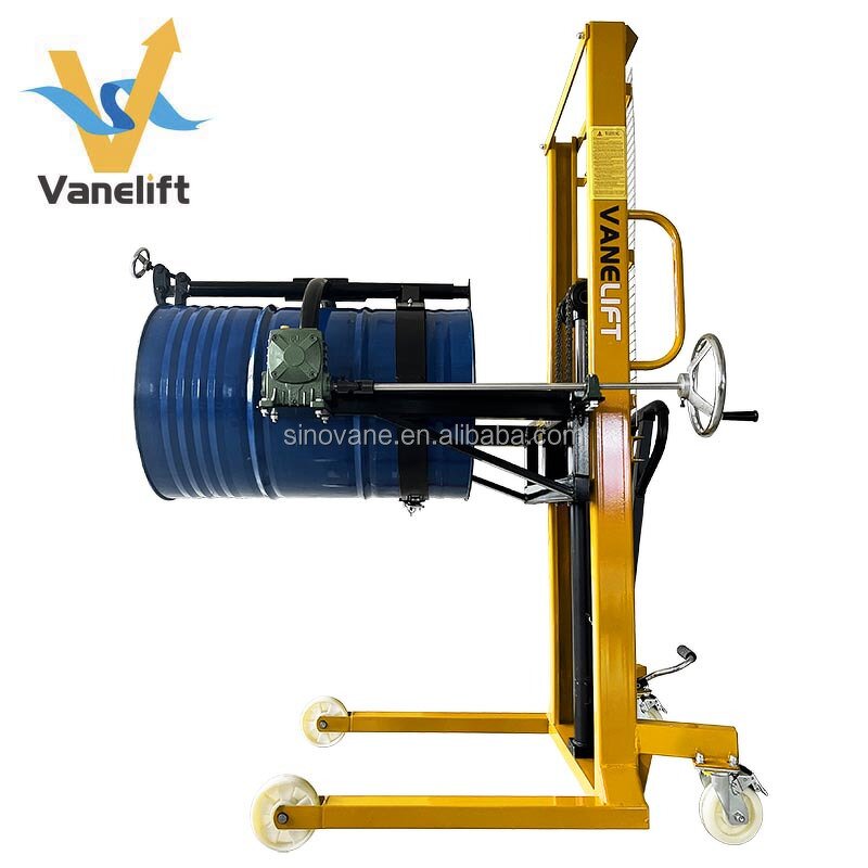Manual Drum Rotator Supplier - Good Quality 300-450 kg Hand Barrel Dumper Steel Plastic