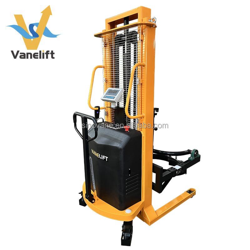 Semi Electric Drum Stacker Manufacturer - YL450 Walkie Type 450kg Handling Rotating