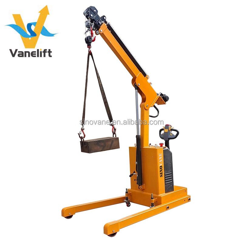 Walkie Electric Crane Lifter Manufacturer - Smart 500-2000 kg Pedestrian Type Battery