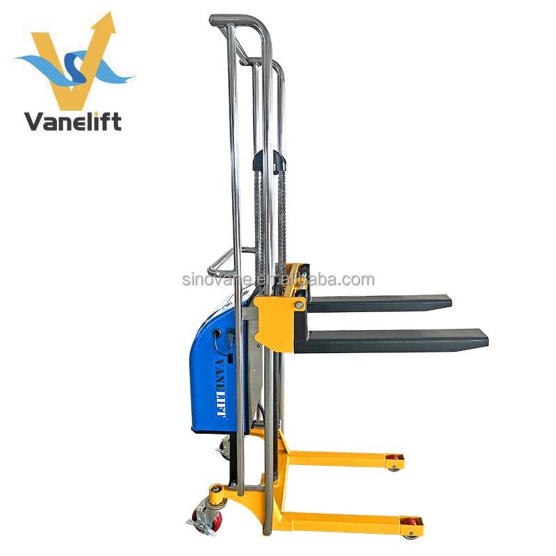 Semi Electric Stacker Supplier - VANELIFT 400kg Light Duty 1.1-1.8 m Mini Forklift