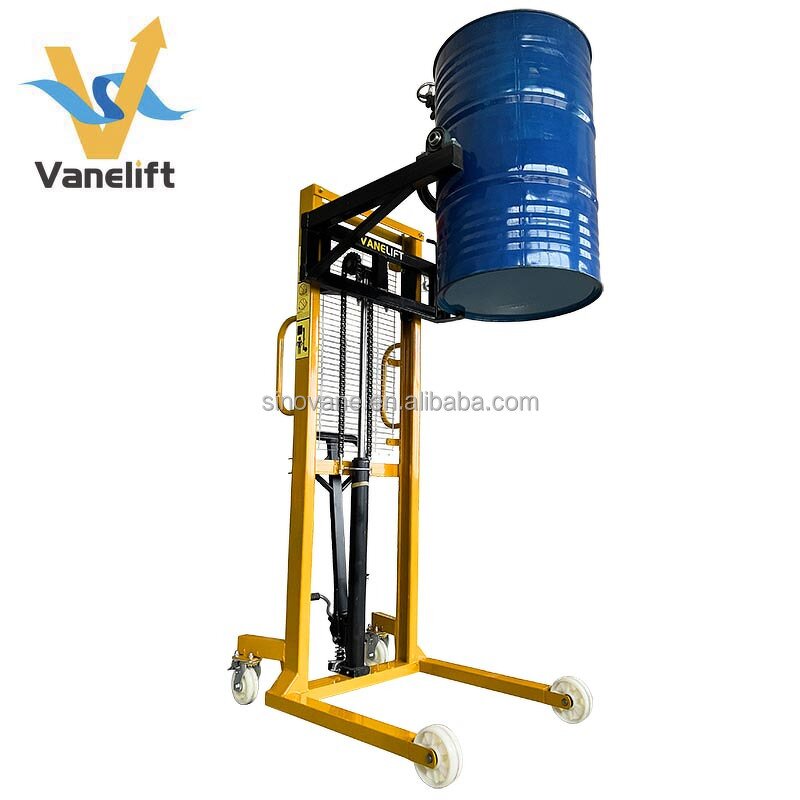 Manual Drum Tilter Supplier - VANELIFT DA450 1500mm Lift Height Economical Barrel
