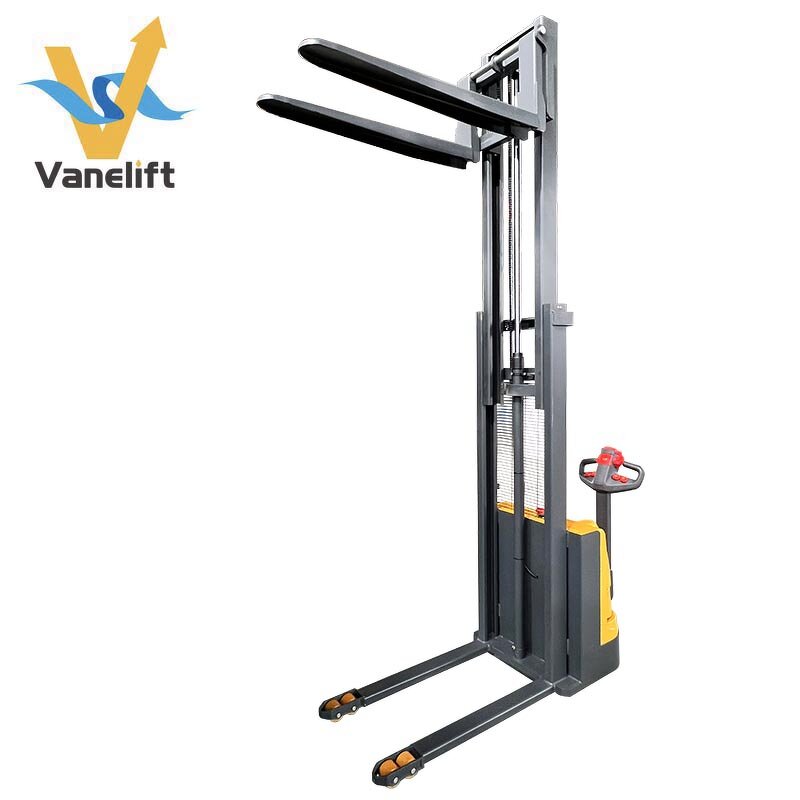 Walkie Type Electric Stacker Factory - China 1200-1500 kg CE Battery Automatic Pallet