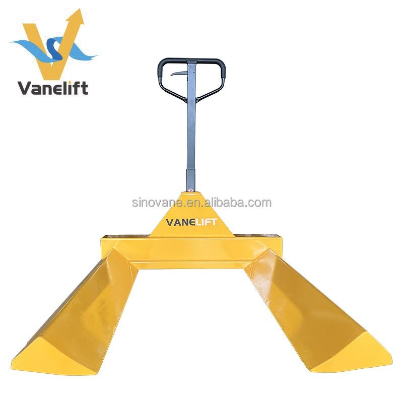 Paper Rolls Hand Pallet Truck Factory - Good Quality OEM 1000-2000 kg Custom Manual Reel