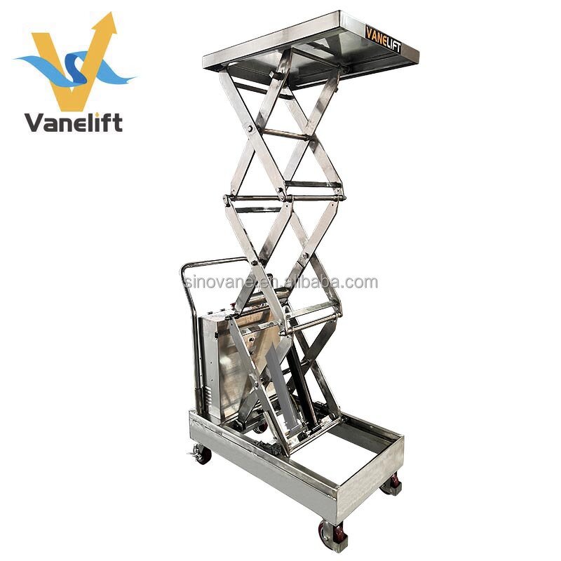 Stainless Steel Electric Lift Table Manufacturer - CE 200-800 kg 304 Automatic Anti Corrosion