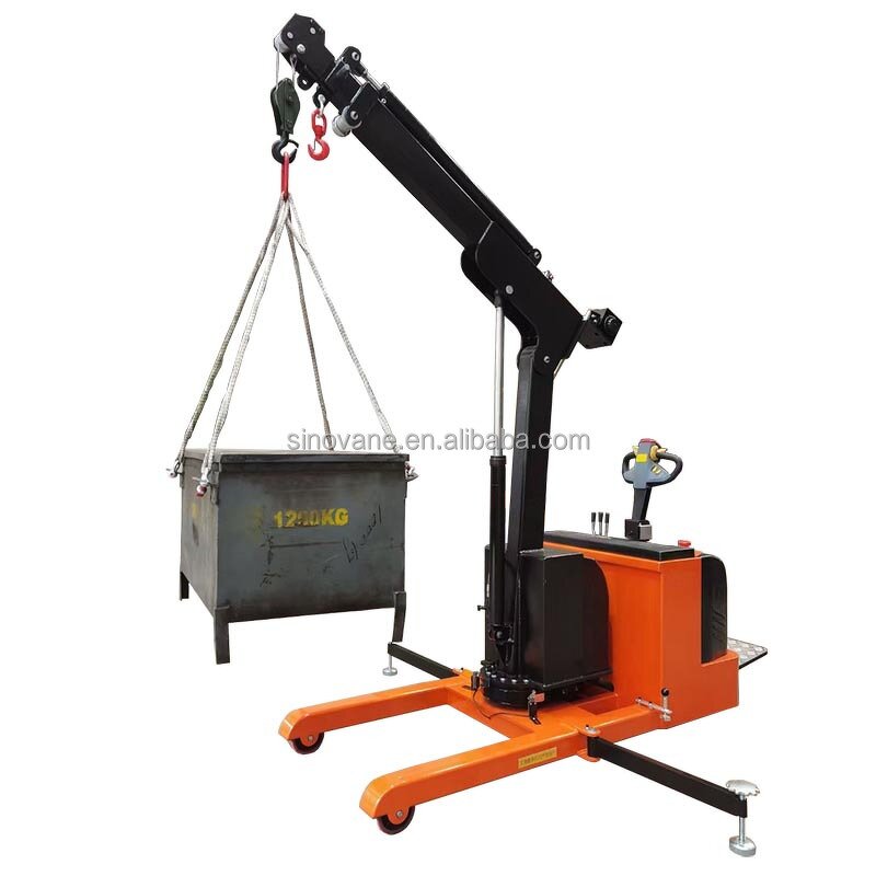 Mobile Electric Rotatable Crane Manufacturer - 1000-2000 kg Portable Turning Lifting Hook