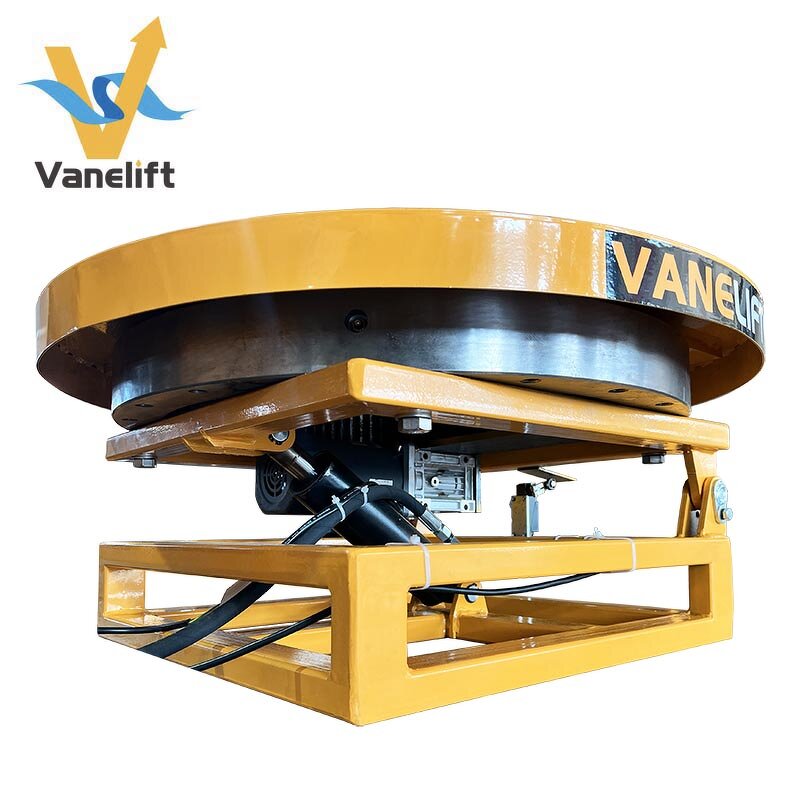 Rotary Lift Table Supplier - Factory Direct 500kg-4T Remote Control Rotatable Turning