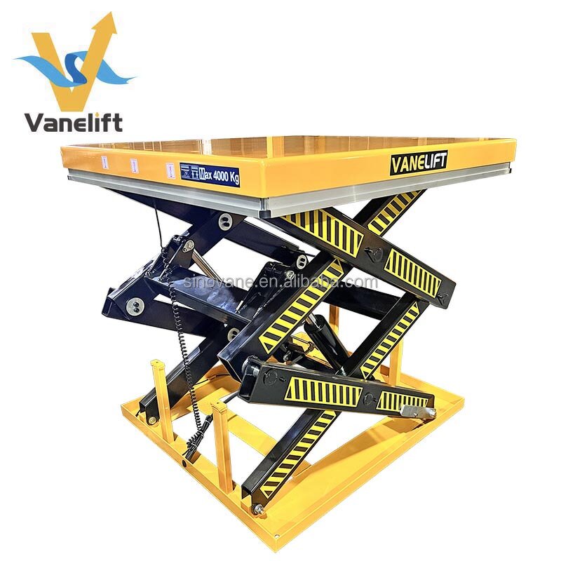 Stationary Lift Table Supplier - Heavy Duty 1-10 Ton OEM Double Scissor AC Power