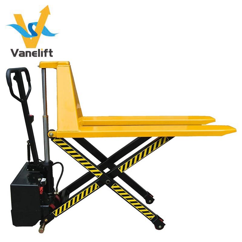Electric High Lift Pallet Truck Factory - 1.5Ton 1500kg Battery Powered Automatic Scissor