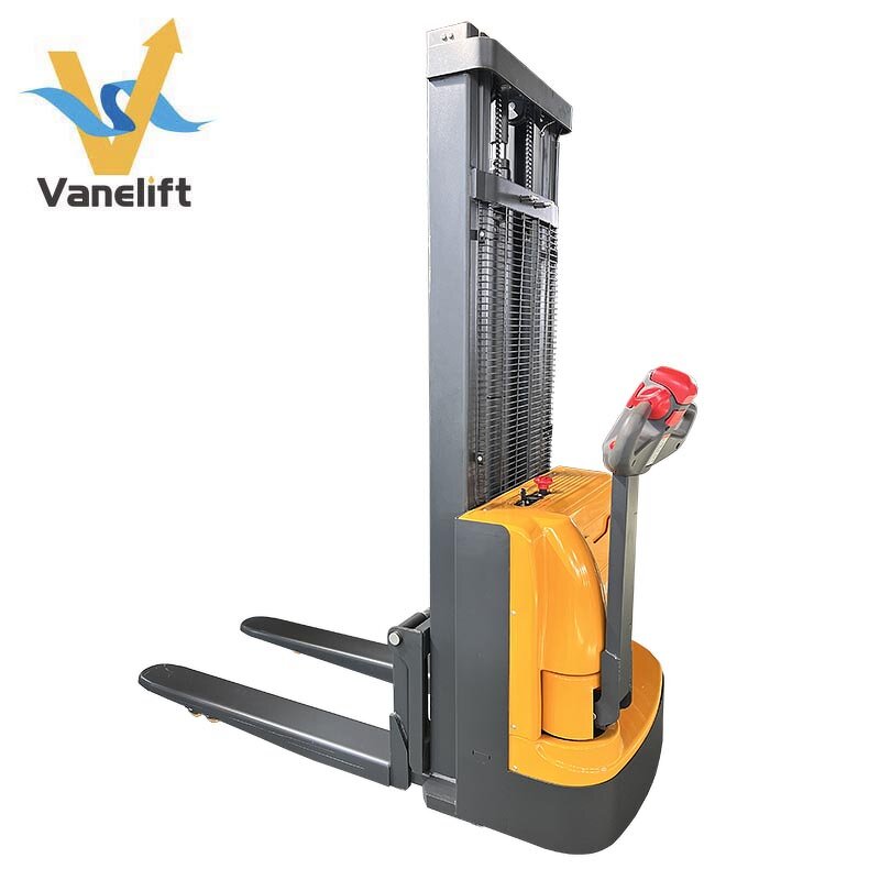 Walkie Type Electric Stacker Factory - China 1200-1500 kg CE Battery Automatic Pallet