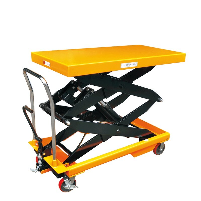 Portable Hydraulic Lift Tables Supplier - Factory Direct 150-2000 kg CE Mobile with Wheels