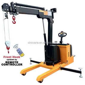 Small Electric Turning Crane Factory - VANELIFT 1.0-2.0 t Turn Hook Lift Remote Control