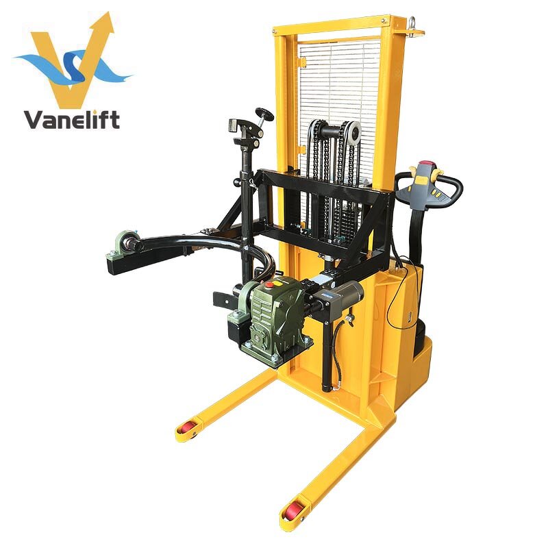 Bucket Rotate Lifter Manufacturer - Battery Powered 200-650 kg Rotary Pail Drum Elevator