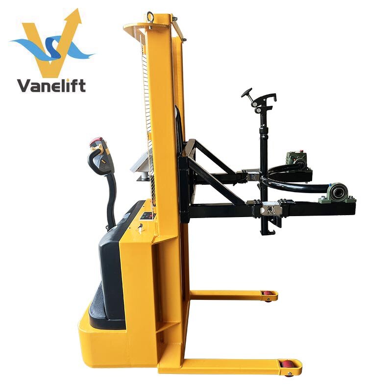 Battery Drum Lifter Supplier - VANELIFT 300-650 kg Electric Automatic Barrel Flipper