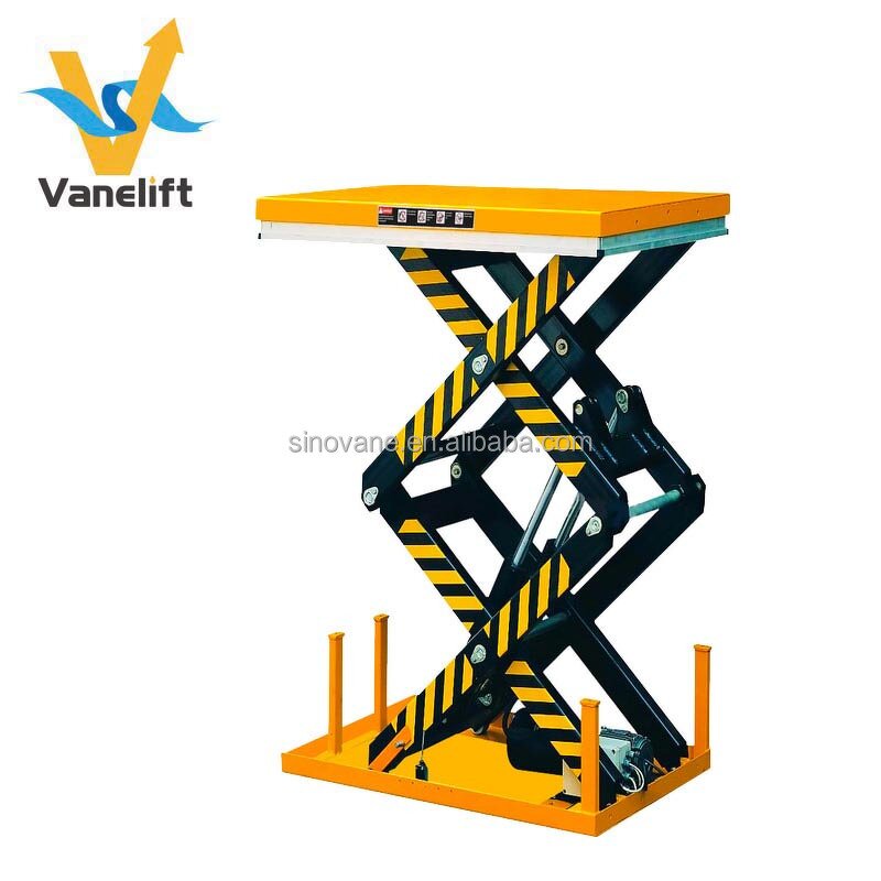 Stationary Lift Table Supplier - Heavy Duty 1-10 Ton OEM Double Scissor AC Power