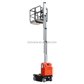 Electric Single Mast Man Lift Manufacturer - Aluminum Alloy 6-11m Vertical Automatic