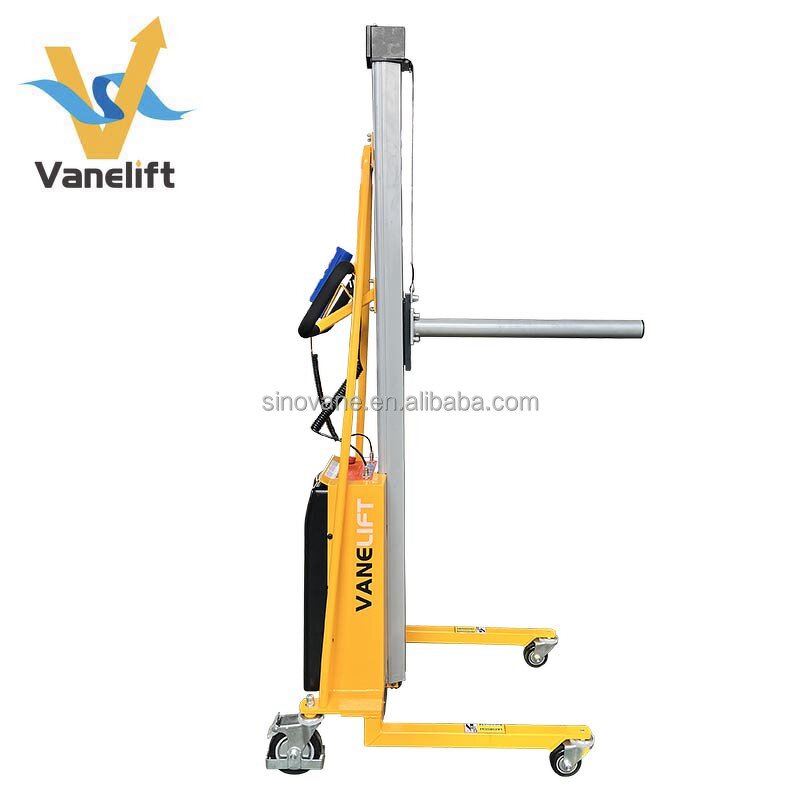 Semi Electric Reel Lifter Factory - China Factory 100-300kg 1.8m Half Elektric Film Rolls