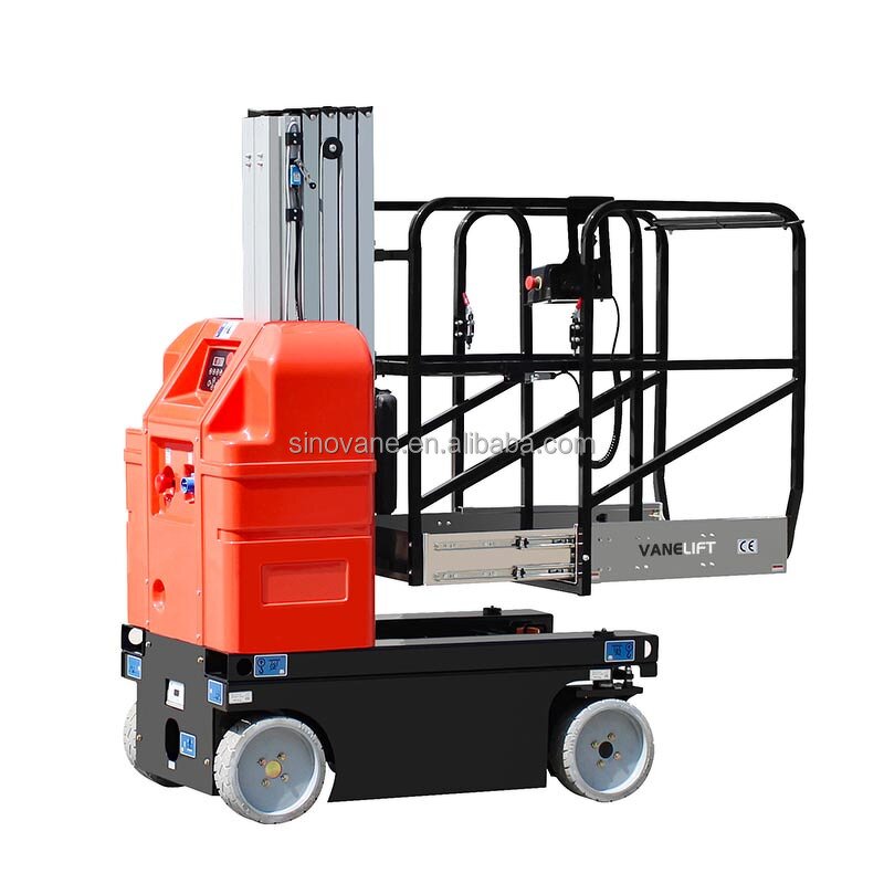 Aluminum Alloy Telescopic Mast Manlift Factory - 6-11m Ladder One Person Window Cleaning