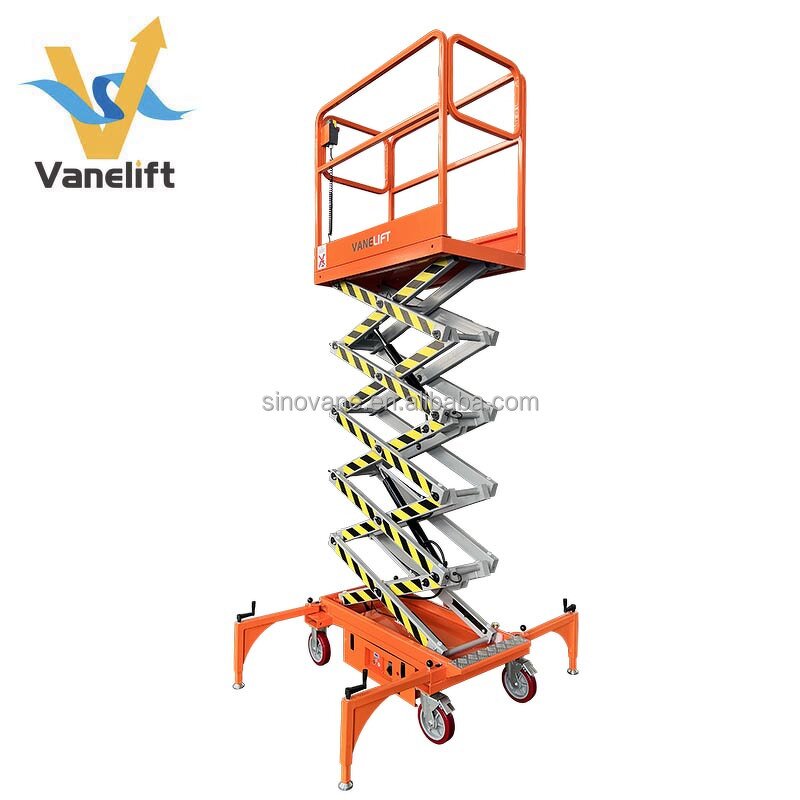 Electric Scissor Working Platform Supplier - 300-500 kg 3-7m CE Battery Mini Towable Order
