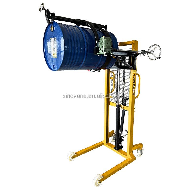 Manual Drum Tilter Supplier - VANELIFT DA450 1500mm Lift Height Economical Barrel