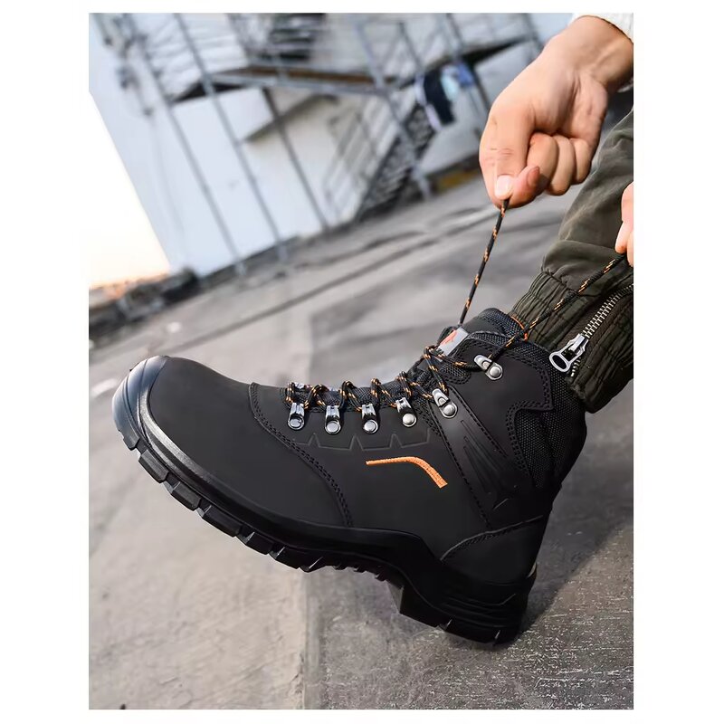 Steel Toe Work Boots Manufacturer - Custom Safety Shoes for Men