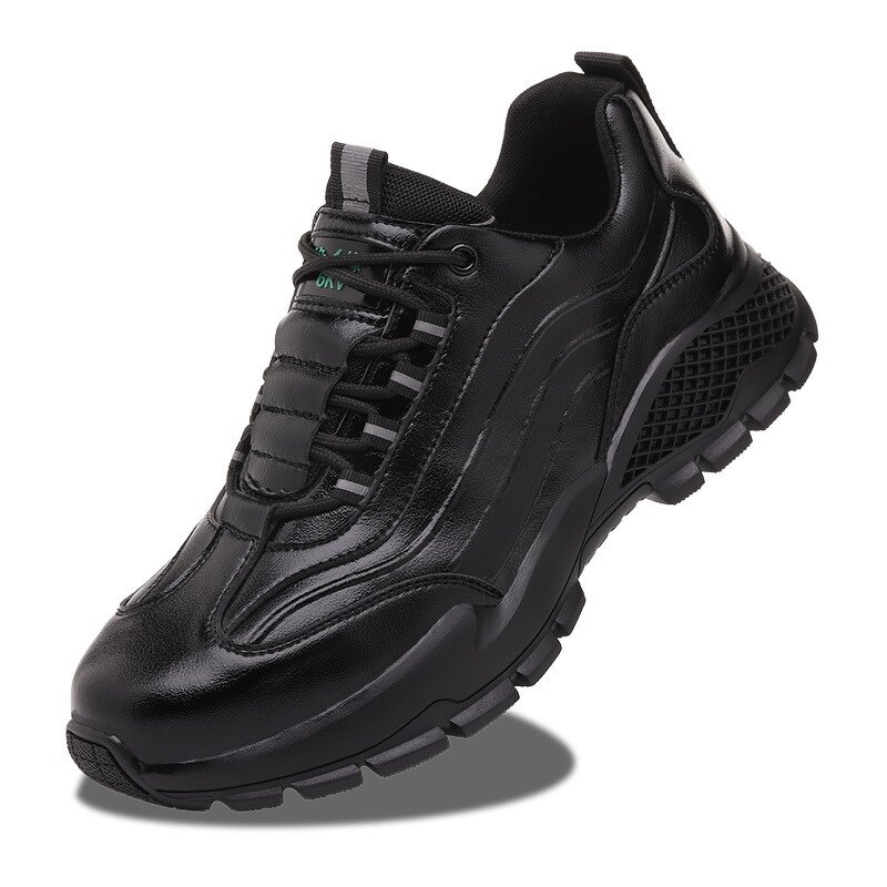 Safety Boots Factory - OEM Trendy Men's Wear-resistant Work Shoes