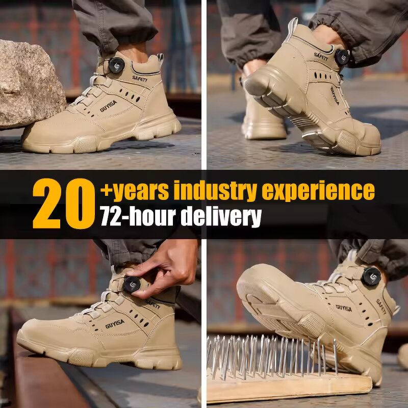 Safety Shoes Factory - OEM Custom Steel Toe Waterproof Boots