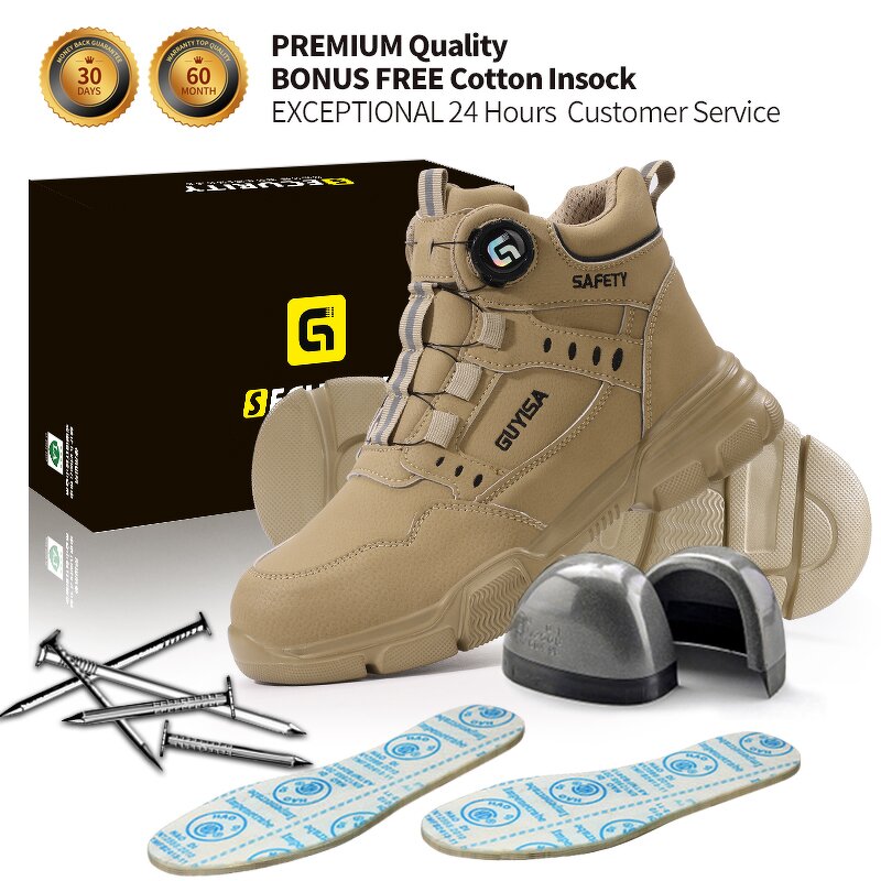 Safety Shoes Factory - OEM Custom Fashion Safety Boots for Men