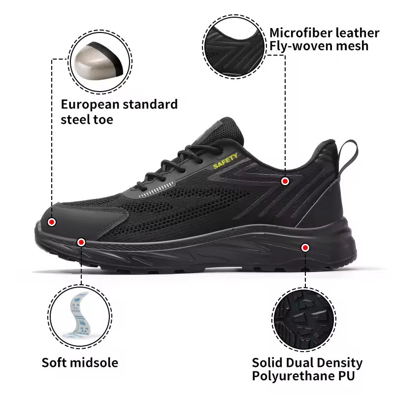 Steel Toe Shoes Manufacturer - Anti Smash Safety Boots for Men