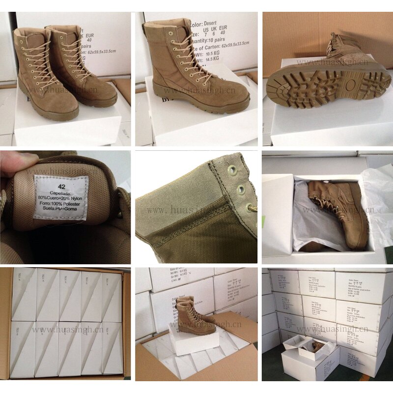Desert Boots Manufacturer - Custom Suede Leather Tactical Footwear