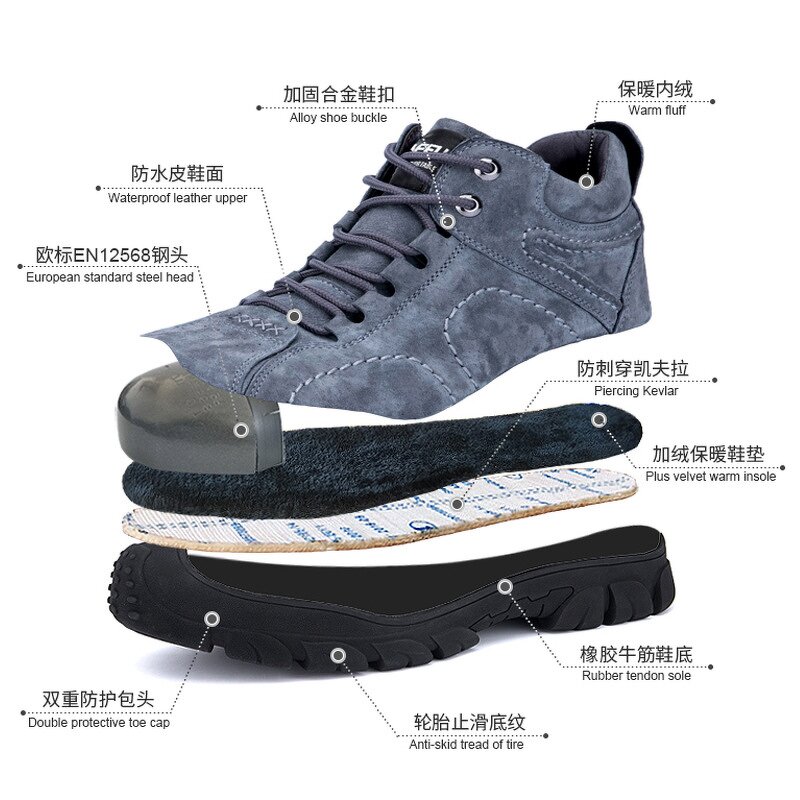 Safety Boots Manufacturer - Custom S3 Steel Toe Work Footwear