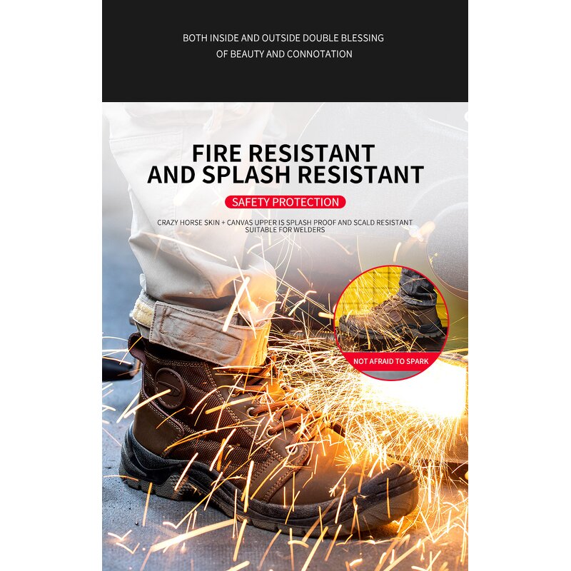 Safety Shoes Factory - OEM Non-slip Steel Toe Safety Boots