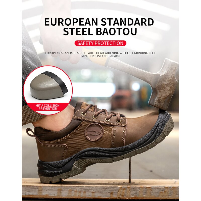 Safety Shoes Factory - OEM Non-slip Steel Toe Safety Boots