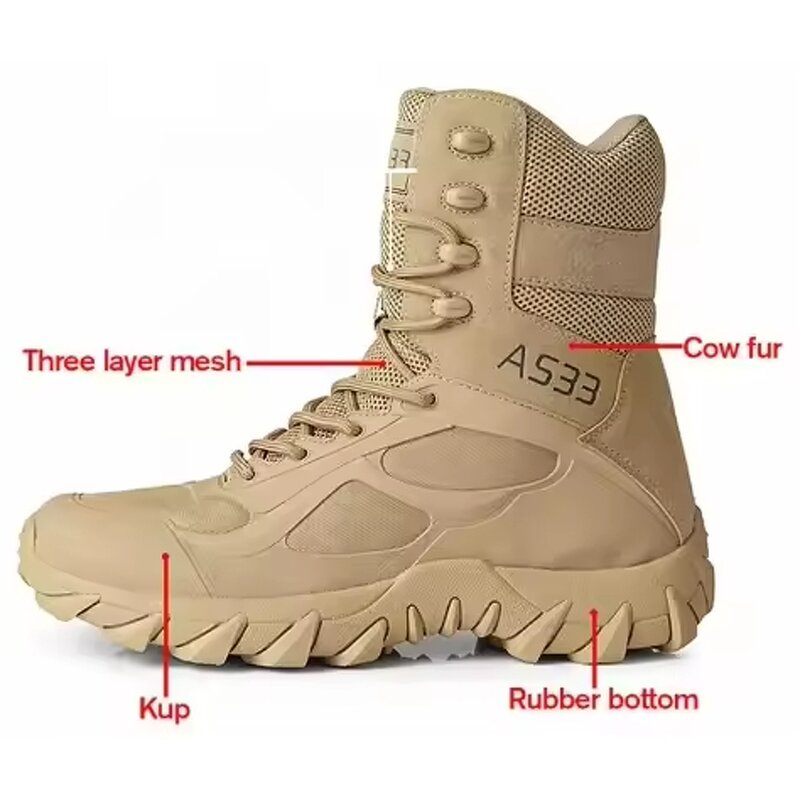 Tactical Boots Manufacturer - Custom Breathable Hiking Footwear