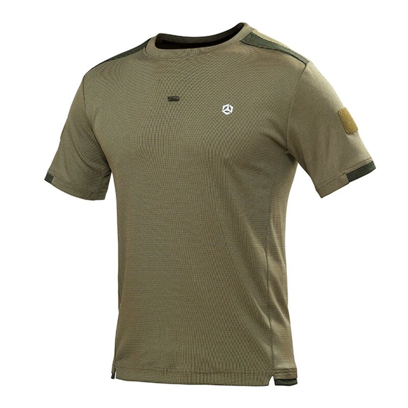 Tactical T-Shirt Manufacturer - Olive Green Camouflage Training Shirt OEM/ODM