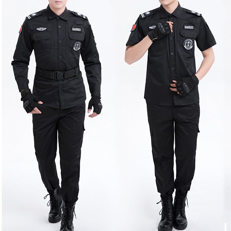 Security Uniform Manufacturer - Tactical Guard Uniform Set OEM/ODM