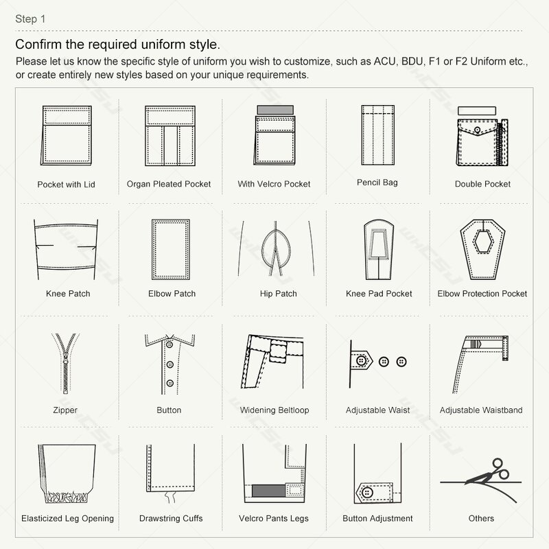 Tactical Uniform Manufacturer - Custom Camouflage Training Outfit Set OEM/ODM