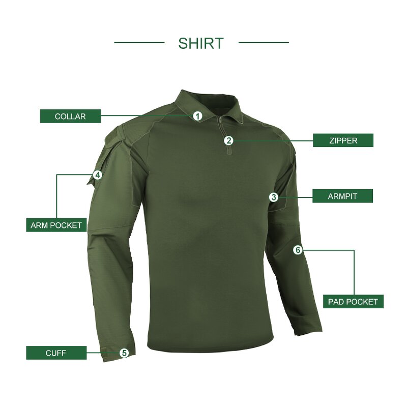 Tactical Uniform Manufacturer - Multicam Frog Style Jacket Shorts OEM/ODM