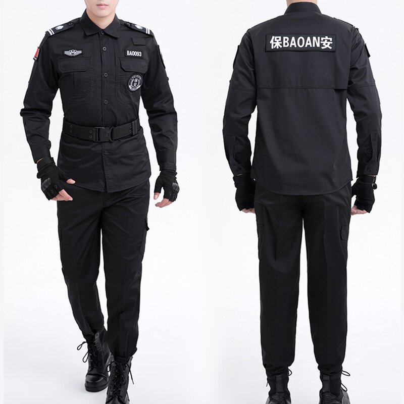 Security Uniform Manufacturer - Custom Long Sleeve Tactical Shirt OEM/ODM