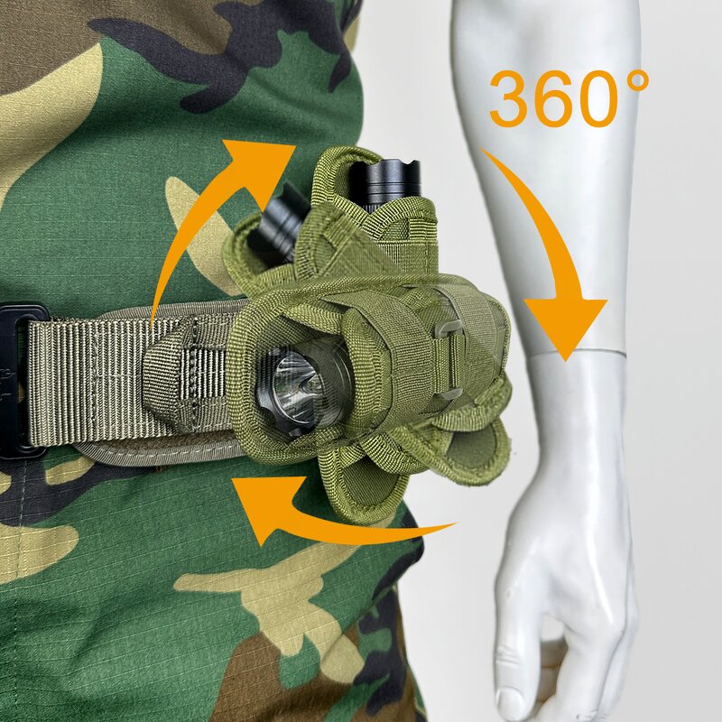 Flashlight Pouch Manufacturer - MOLLE Tactical Holder Bulk OEM/ODM