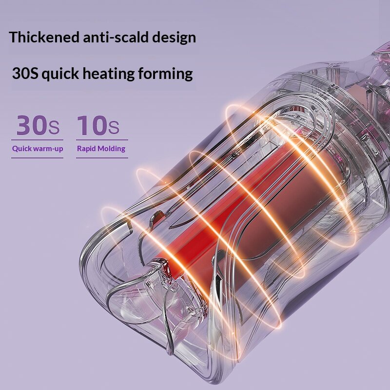 Hair Curler Manufacturer - Automatic Rotating Long Barrel Curler OEM/ODM