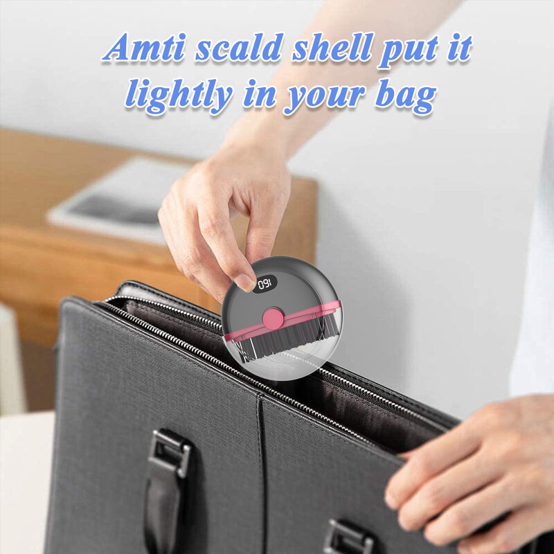 Hair Straightener Manufacturer - Mini Waterproof Wireless Straightener Brush OEM/ODM