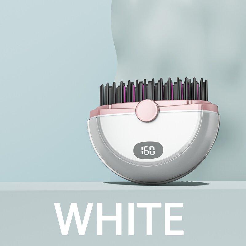 Hair Straightener Manufacturer - Mini Waterproof Wireless Straightener Brush OEM/ODM