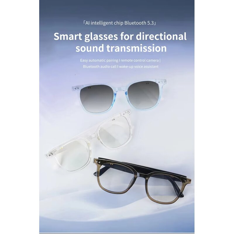 Smart Glasses Manufacturer - 2-in-1 Audio Call Smart Glasses OEM/ODM