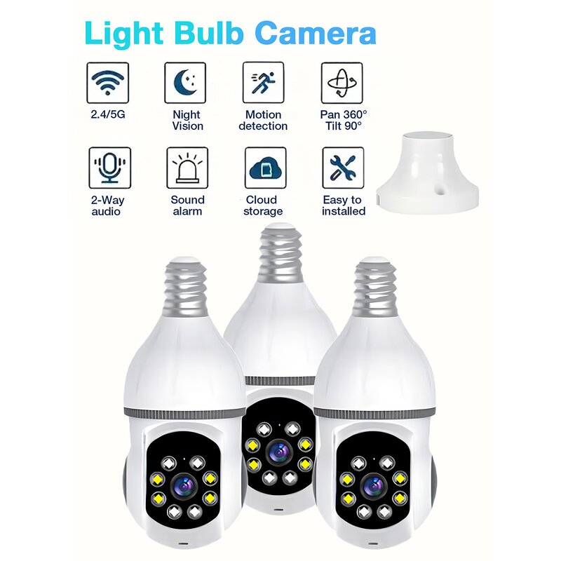 CCTV Camera Manufacturer - Hidden WiFi Light Bulb Camera OEM/ODM
