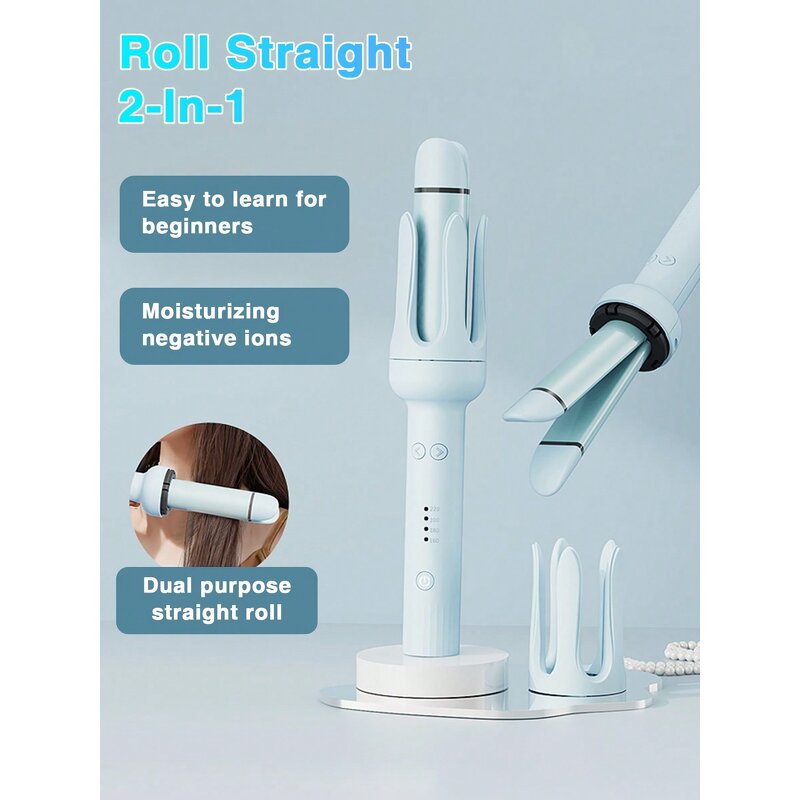 Hair Curler Manufacturer - LCD Digital Rotary PTC Curling Iron OEM/ODM